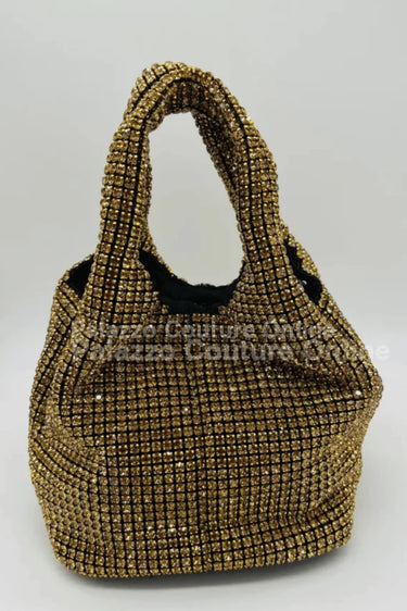 Soft Mesh Bag Discotheque (Gold) for women - bag by Palazzo Couture