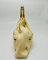 Soft Woven Tote Bag – Vacation Mode Tote (Ivory) - trendy women's bag