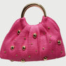 Soft Woven Tote Bag – Vacation Mode Woven Tote (Fuchsia) for women - bag by Palazzo Couture