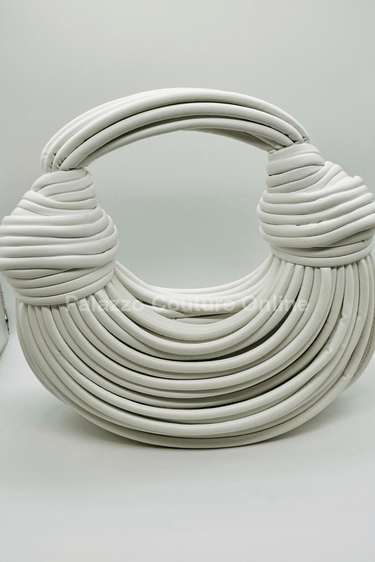 Spaghetti Handbag Doble kont (White) - Palazzo Couture Online