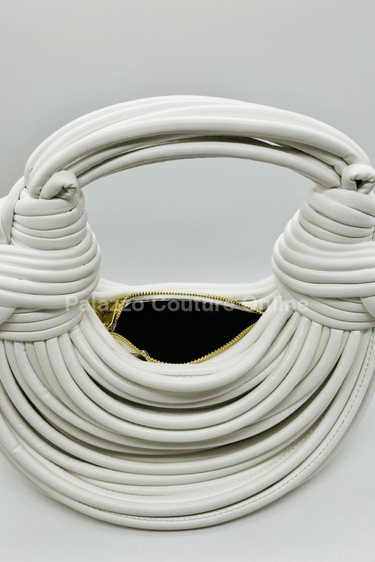 Spaghetti Handbag Doble kont (White) - Palazzo Couture Online