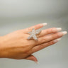 Starburst Crystal Ring (Gold) for women - fashion jewelry by Palazzo Couture