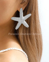 My Starfish Stud Earrings (Silver) for women - fashion jewelry by Palazzo Couture