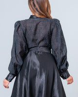 Starlight Elegance Rhinestone Mini Dress - Black - Palazzo Couture Online