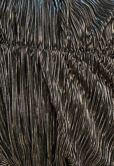 Starlit Bronze Metallic Halter Maxi Dress - Palazzo Couture Online