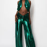 Stellar Glam Jumpsuit (Hunter Green) - Palazzo Couture Online