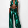 Stellar Glam Jumpsuit (Hunter Green) for women - stylish jumpsuit by Palazzo Couture