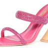 Studded Platform Open toe High Heels (Pink) - Palazzo Couture Online