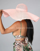 Summer Daze Over Size Hat Pink - front view