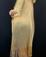 Sunset Breeze Kimono Cover-Up (Gold) - view 6