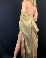 Sunset Breeze Kimono Cover - Up (Gold) - Palazzo Couture Online