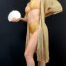 Sunset Breeze Kimono Cover-Up (Gold) - front view