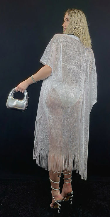 Sunset Breeze Kimono Cover - Up (white) - Palazzo Couture Online