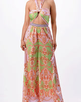 Sunset Mosaic Convertible Palazzo Jumpsuit - Palazzo Couture Online