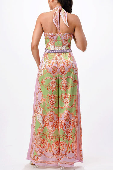 Sunset Mosaic Convertible Palazzo Jumpsuit - Palazzo Couture Online