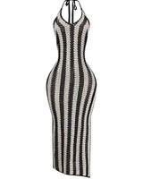 The Sunset Siren Crochet Maxi Dress - women's swimsuit cover up