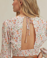 Sweet Angel Back Cut Out Crop Top - view 3
