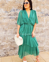 Sweet Thing Italian Maxi Dress (Green) - Palazzo Couture Online