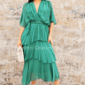 Sweet Thing Italian Maxi Dress (Green) - Palazzo Couture Online