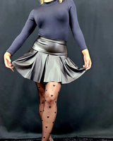 Sweetheart Dotted Tights (Black) - Palazzo Couture Online