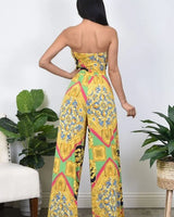 Women's  pant set matching style back view