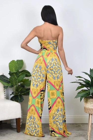 Women's  pant set matching style back view
