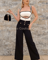 Take Over Jumpsuit (Black) - Palazzo Couture Online