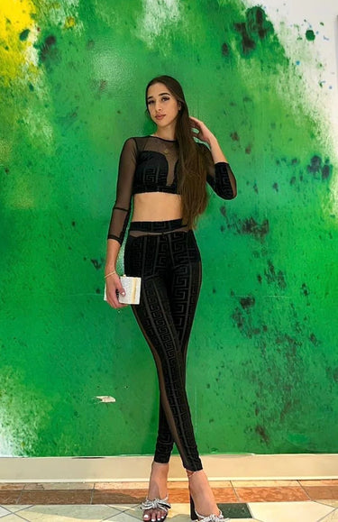 Women's  matching pant set from Palazzo Couture collection