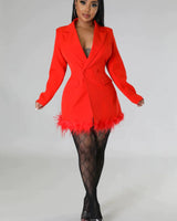 Back view of The Little Details GG pattern Fishnet Tights Black highlighting waistband and perfect fit.