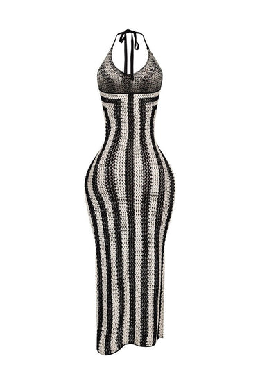 The Sunset Siren Crochet Maxi Dress - Palazzo Couture Online