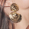 Tidal Bloom Drop Earrings - Gold - Palazzo Couture Online