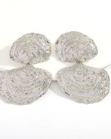 Tidal Bloom Drop Earrings - Silver - Palazzo Couture Online