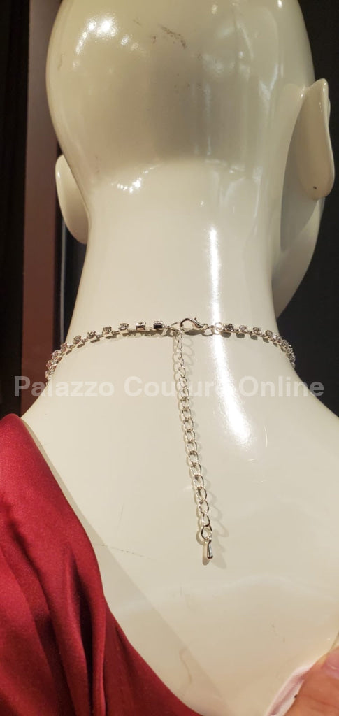 Tie Event Necklace (Silver) Necklaces
