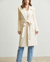 Timeless Cable Knit Belted Trench Coat - Palazzo Couture Online