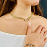 Timeless Harmony Necklace 3pc Set (Gold) - Palazzo Couture Online