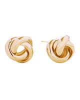 Timeless Love Knot Stud Earrings - Gold - Palazzo Couture Online
