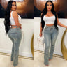 Women's Denim jeans stylish style back view