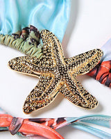 Tropic Wild 3 - Piece Bikini & Skirt Set - Blue Multi Print - Palazzo Couture Online