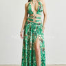 Tropical Allure Cutout Summer Maxi Dress - Palazzo Couture Online