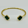 Twins Clover Tales Bangle Bracelet (Green) - Palazzo Couture Online