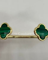 Twins Clover Tales Bangle Bracelet (Green) - Palazzo Couture Online