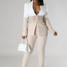 Two Piece Pant Set – First Class Pant Set front view showing complete two piece pant set