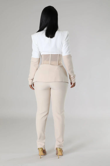 Women's First Class matching pant set from Palazzo Couture collection