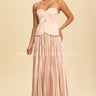Unforgettable Moments Maxi Dress (Champagne) - Palazzo Couture Online