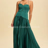 Unforgettable Moments Maxi Dress (Hunter Green) front view showing full-length maxi silhouette