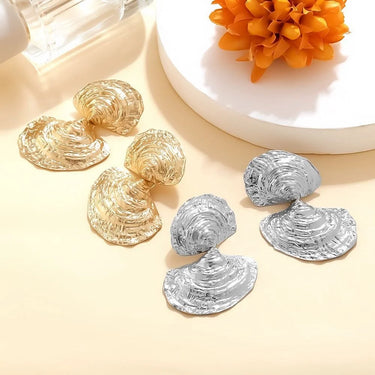Tidal Bloom Drop Earrings-Gold - view 4