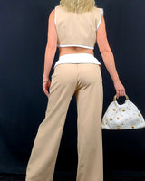 Urban Chic 2 pcs Pant Set (Nude) showing coordinated top and pants construction
