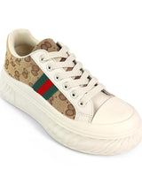 Urban Luxe Evander Monogram Sneakers - Palazzo Couture Online