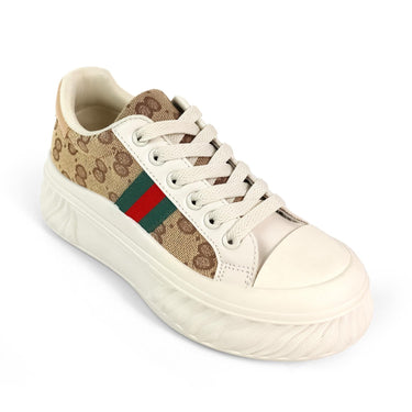 Urban Luxe Evander Monogram Sneakers - Palazzo Couture Online