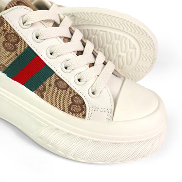 Urban Luxe Evander Monogram Sneakers - Palazzo Couture Online